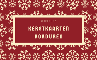 Kerstkaarten borduren - 18 oktober 2025