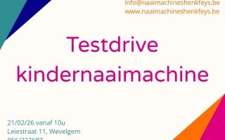 Testdrive kindernaaimachine - 21 februari 2026
